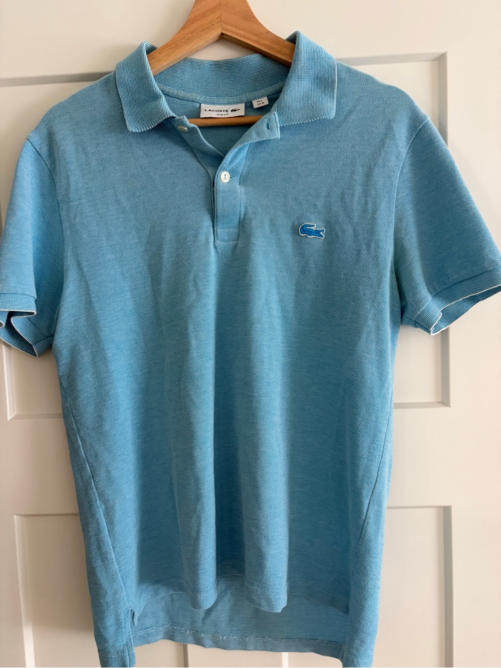 Lacoste Light Blue Short-Sleeve Polo Shirt